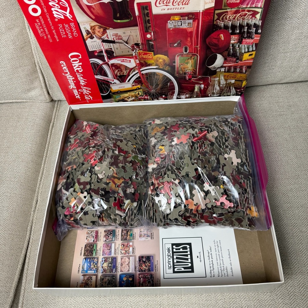 SPRINGBOC Coca-Cola Jigsaw Puzzle Vintage - Picture 4 of 7